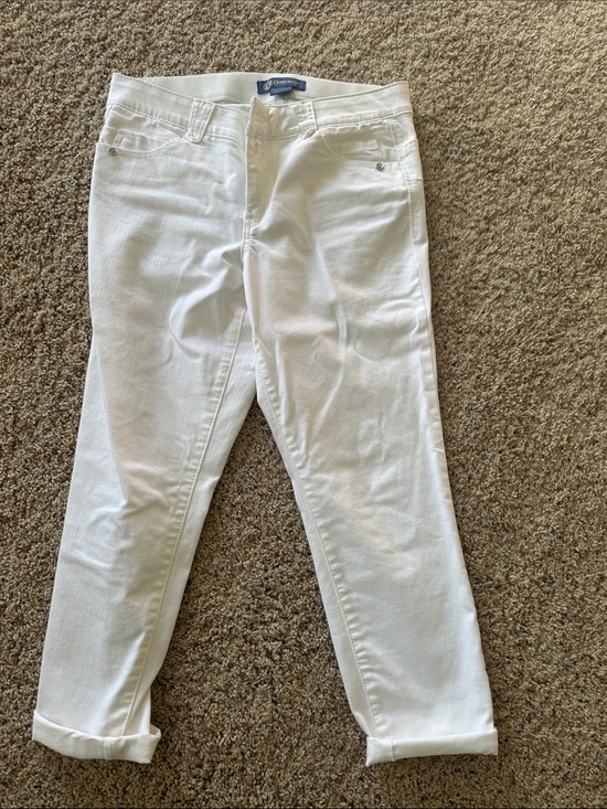 Democracy Denim - Democracy White Cropped Slim Jeans
